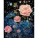Картина за номерами Strateg ПРЕМІУМ Зоряні троянди на чорному фоні розміром 40х50 см (AH1071)