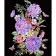 Paint by number Strateg Summer watercolor bouquet on a black background size 40x50 cm (AH1095)