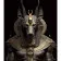 Paint by number Strateg Mythical Anubis on a black background, size 40x50 cm (AH1107)