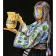 Painting by numbers Strateg PREMIUM Sublime on a black background with varnish size 40x50 cm (AH1144)