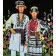 Painting by numbers Strateg PREMIUM Inseparable on a black background with varnish size 40x50 cm (AH1146)