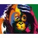 Paint by numbers Strateg  Pop art monkey without subframe size 40x50 cm (BR002)