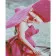 Diamond painting Strateg PREMIUM  Pink hat size 40х50 sm (D0008)