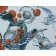 Алмазная мозаика Strateg ПРЕМИУМ Бокалы с ягодами размером 40х50 см (D0036)