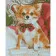 Diamond painting Strateg PREMIUM  Little Chihuahua size 40х50 sm (D0065)