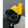 Paint by numbers Strateg PREMIUM Pug in a hat size 40х50 sm (DY065)