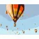 Paint by numbers Strateg PREMIUM Sky balloons size 40х50 sm (DY101)