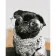 Paint by numbers Strateg PREMIUM Pug with glasses size 40х50 sm (DY107)