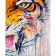 Paint by numbers Strateg PREMIUM Tiger gaze size 40х50 sm (DY131)