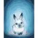 Paint by numbers Strateg PREMIUM Imaginary hare size 40х50 sm (DY158)