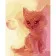 Paint by numbers Strateg PREMIUM Kitten with a bubble size 40х50 sm (DY187)