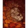 Paint by numbers Strateg PREMIUM Autumn lion size 40х50 sm (DY201)