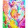 Paint by numbers Strateg PREMIUM Colored hearts size 40х50 sm (DY212)