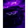 Картина по номерам Strateg ПРЕМИУМ Фара в фиолетовом свете размером 40х50 см (DY280)