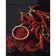 Картина за номерами Strateg ПРЕМІУМ Гострий перець з лаком розміром 40х50 см (DY394)