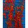 Paint by number Strateg PREMIUM Red flowers with varnish and with an increase in size 40x50 cm (DY424)