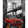 Paint by number Strateg PREMIUM Mustang on bridge with varnish and with an increase in size 40x50 cm (DY429)