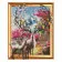 Diamond mosaic Premium FA40101 "Deer with flower horns", 40x50 cm