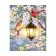 Алмазна мозаїка Преміум Ліхтар в квітучому саду 40х50 см FA40468