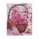 Алмазна мозаїка Преміум Кошик рожевих троянд 40х50 см FA40799