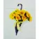 Diamond mosaic Premium FA40814 "Umbrella with sunflowers", 40x50 cm