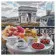 Diamond mosaic Premium GA0008 "Breakfast in France", 50x50 cm