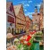  Diamond mosaic Strateg PREMIUM Houses of Rothenburg ob der Tauber size 40x50 cm (GC84751)