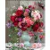 Diamond mosaic Strateg PREMIUM Luxury bouquet size 30x40 cm (GM86836)