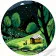 Vinyl by numbers Strateg PREMIUM House under the starry sky size 30x30 cm (GP-2)