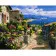 Paint by numbers Strateg PREMIUM Streets near the lake size 40x50 cm (GS035)