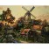 Paint by numbers Strateg PREMIUM Stream near the mill size 40x50 cm (GS039)