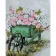 Paint by number Strateg PREMIUM A cart with flowers size 40x50 cm (GS067)