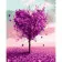 Paint by numbers Strateg PREMIUM Lover's dream tree size 40х50 sm (GS097)