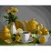 Paint by numbers Strateg PREMIUM Lemon still life size 40x50 cm (GS1002)