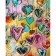 Paint by numbers Strateg PREMIUM A garland of hearts size 40x50 cm (GS1014)