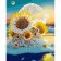 Paint by numbers Strateg PREMIUM Sunflowers size 40x50 cm (GS1029)