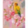 Paint by number Strateg PREMIUM Watercolor parrot with varnish size 40x50 cm (GS1111)