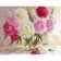 Paint by number Strateg PREMIUM Watercolor bouquet of peonies with varnish size 40x50 cm (GS1136)