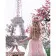 Paint by numbers Strateg PREMIUM View of the Eiffel Tower size 40x50 cm (GS1144)