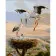 Paint by numbers Strateg PREMIUM Storks in the nest size 40x50 cm (GS1150)