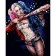 Paint by number Strateg PREMIUM Harley with a bat with varnish size 40x50 cm (GS1167)