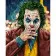 Paint by numbers Strateg PREMIUM Joker in the rain size 40x50 cm (GS1191)