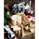 Paint by numbers Strateg PREMIUM Cutting for wine size 40x50 cm (GS1215)