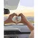 Paint by number Strateg PREMIUM Love in a car with varnish size 40x50 cm (GS1217)