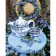Paint by number Strateg PREMIUM Tea party with varnish size 40x50 cm (GS1246)