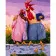 Paint by number Strateg PREMIUM A feathered couple with varnish size 40x50 cm (GS1262)