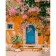 Paint by numbers Strateg PREMIUM Porch of Provence size 40x50 cm (GS1268)