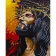 Картина за номерами Strateg ПРЕМІУМ Ісус в терновому вінку розміром 40х50 см (GS1275)