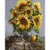 Paint by numbers Strateg PREMIUM Still life with sunflowers size 40х50 sm (GS128)