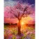 Paint by numbers Strateg PREMIUM Blossoming apple tree size 40х50 sm (GS131)